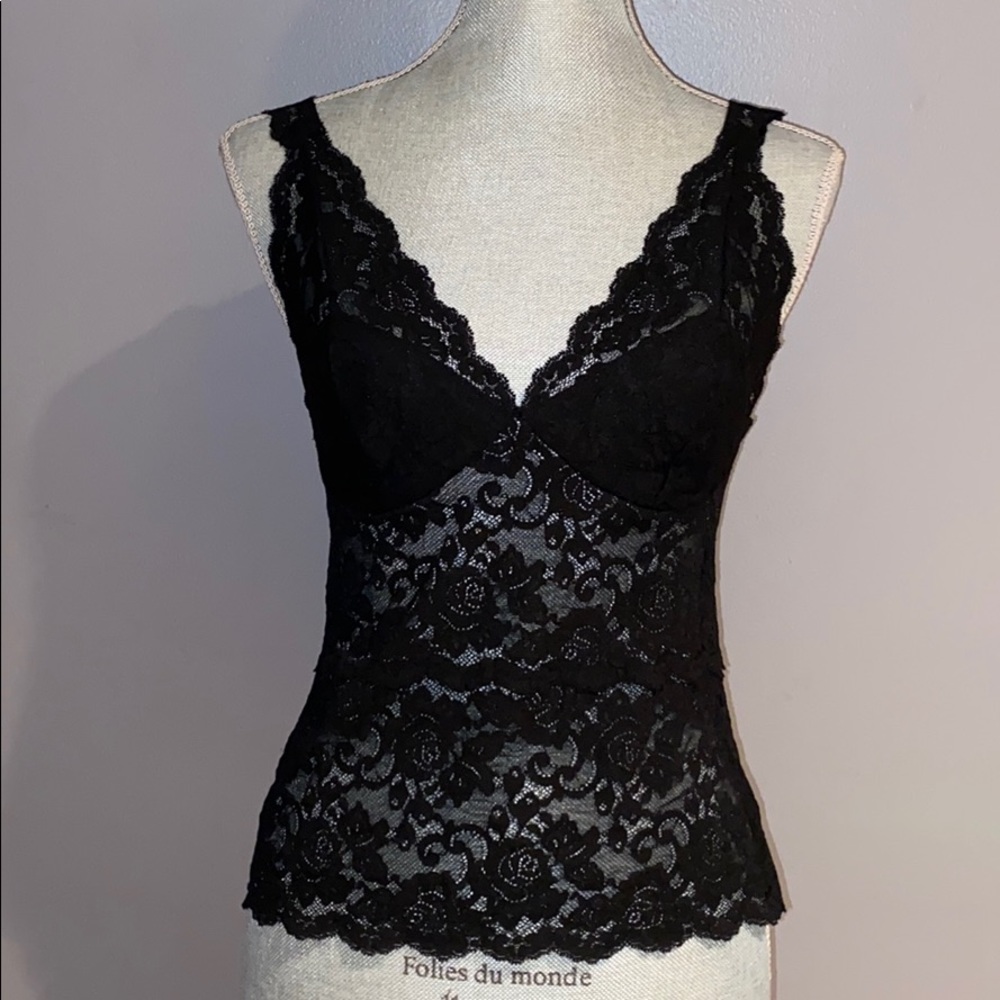 Women's Hanky Panky Lace Lingerie Top Medium